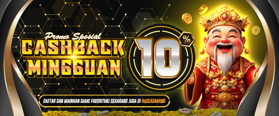 Bonus Cashback Mingguan - HASEAGAMING